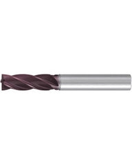 Square End Mill; 3 mm Dia. × 9 mm LOC × 6 mm Shank Dia. × 62 mm OAL ; 4 FL ; Carbide ; AlTiN ; Series 2526A