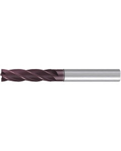 Chamfer End Mill; 16 mm Dia. × 64 mm LOC × 16 mm Shank Dia. × 128 mm OAL ; 5 FL ; Carbide ; AlTiN ; Series 2528A