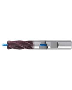 Square End Mill; 4 mm Dia. × 6 mm Shank Dia. × 57 mm OAL ; 4 FL ; Carbide ; AlTiN ; Series 2699AZ