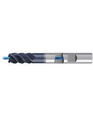 Corner Radius End Mill; 10 mm Dia. × 22 mm LOC × 10 mm Shank Dia. × 80 mm OAL ; 4 FL ; Carbide ; AlTiN ; 1.2 mm R ; Series Jet-Cut