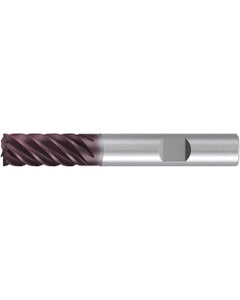 Square End Mill; 5 mm Dia. × 13 mm LOC × 6 mm Shank Dia. × 57 mm OAL ; 6 FL ; Carbide ; AlTiN ; Series 2523A