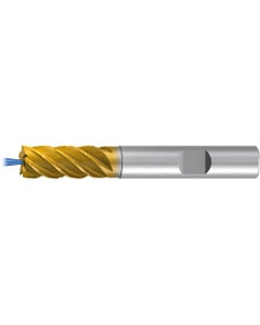 Square End Mill; 6 mm Dia. × 13 mm LOC × 6 mm Shank Dia. × 57 mm OAL ; 4 FL ; Carbide ; TiAlN+TiN ; Series 2537TZ