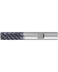 ‎Square End Mill; 3/4″ Dia. × 1-1/2″ LOC × 3/4″ Shank Dia. × 4″ OAL ; 6 FL ; Carbide ; AlCr ; 0.012″ R