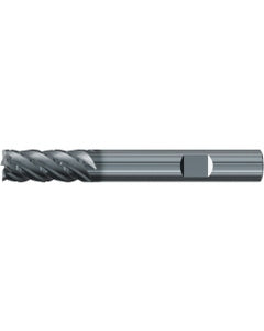 ‎Square End Mill; 5/8″ Dia. × 1-1/4″ LOC × 5/8″ Shank Dia. × 3-3/4″ OAL ; 5 FL ; Carbide ; AlCr ; Series 2571L