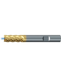 ‎Square End Mill; 5/8″ Dia. × 1-1/4″ LOC × 5/8″ Shank Dia. × 3-3/4″ OAL ; 5 FL ; Carbide ; TiAlN+TiN ; Series 2577TZ