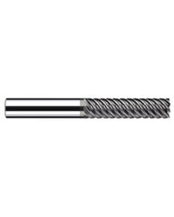 ‎1/8″ Cutting Dia. × 1/4″ Shank Dia. × 3/8″ LOC × 2-1/4″ OAL, 4 Flute, Carbide, Polychrom, Square Endmill, E-Cut