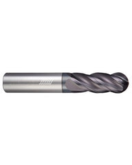 0.3125″ Dia. × 0.3125″ Shank × 0.75″ DOC × 2.5″ OAL, APLUS, 4 Flute, Ballnose End Mill