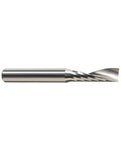 1/8″ Cutting Dia. × 1/8″ Shank Size × 1/2″ LOC × 2″ OAL, 1 Flute, Carbide, Uncoated, Square End Mill