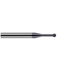 ‎1/8″ Dia. × 0.107″ LOC × 1/8″ Shank Size × 1-1/2″ OAL, Flute, Carbide, TiAlN, Ballnose Endmill