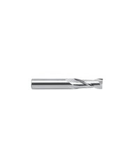 ‎L6230 - 4 mm Dia. × 12 mm LOC × 8 mm Shank Dia. × 60 mm OAL, 2 Flutes, HSSCo, Bright Coating, Square End Mill