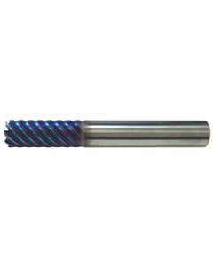 ‎L9712 - 10 mm Dia. × 22 mm LOC × 10 mm Shank Dia. × 70 mm OAL, 6 Flutes, Carbide, AlTiN Coating, Square End Mill