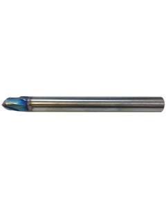 ‎L9715 - 5/16″ Dia. × 15/32″ LOC × 5/16″ Shank Dia. × 2-1/2″ OAL, 2 Flutes, Carbide, AlTiN Coating, Ball Nose End Mill