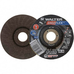 WALTER Surface Technologies - Depressed-Center Wheels Wheel Diameter (Inch): 6 Wheel Thickness (Inch): 3/64 - Caliber Tooling