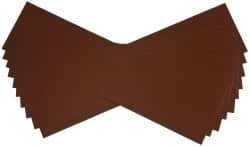 Made in USA - 10 Piece, 5" Wide x 20" Long Plastic Shim Stock Sheet - Brown, ±10% Tolerance - Caliber Tooling