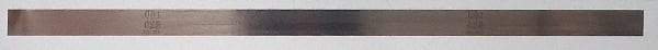 Made in USA - 0.003 Inch Thick x 1/2 Inch Wide x 12 Inch Leaf Length, Parallel Feeler Gage - Stainless Steel - Caliber Tooling