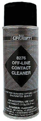 Crown - 10.9 Ounce Aerosol Contact Cleaner - 0°F Flash Point, Flammable, Food Grade, Plastic Safe - Caliber Tooling