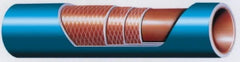 Federal Hose - 2-1/4" ID x 2.57" OD x 3' OAL, Coolant Hose - -65 to 350°F, Blue - Caliber Tooling