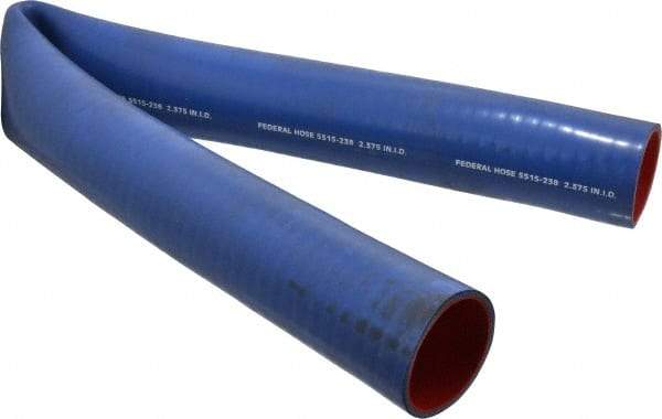 Federal Hose - 2-3/8" ID x 2.7" OD x 3' OAL, Coolant Hose - -65 to 350°F, Blue - Caliber Tooling