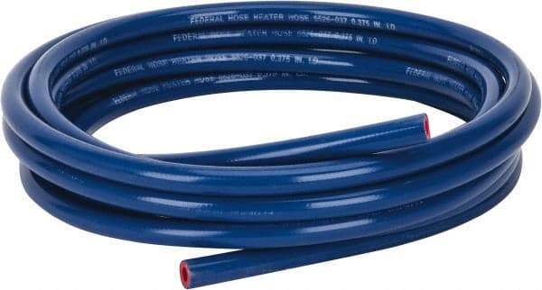 Federal Hose - 3/8" ID x 0.705" OD x 25' OAL, Heater Hose - -65 to 350°F, Blue - Caliber Tooling