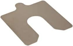 Made in USA - Metal Shim Stock Type: Slotted Shim Material: Stainless Steel - Caliber Tooling