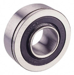 Value Collection - 1-1/8" Bore Diam, 2-9/16" OD, Double Seal Semi Ground Extra Light Radial Ball Bearing - 1 Row, Round Bore, 1,831 Lb Static Capacity, 3,070 Lb Dynamic Capacity - Caliber Tooling