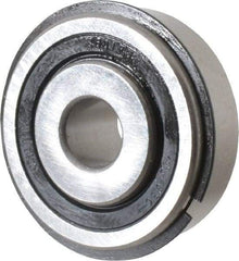 Value Collection - 1/2" Bore Diam, 1-3/4" OD, Double Seal Semi Ground Extra Light Radial Ball Bearing - 1 Row, Round Bore, 707 Lb Static Capacity, 1,366 Lb Dynamic Capacity - Caliber Tooling