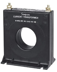 Simpson Electric - 150 Amp AC Input, 60 Hz, Panel Meter Current Transducer - 20, Screw Terminal, For Use with AC Ammeter - Caliber Tooling