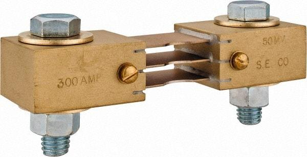 Simpson Electric - Panel Meter Switchboard Shunt - 300, 50 mV Drop, Screw Terminal, For Use with Falcon Series 200 mVDC Meters - Caliber Tooling