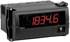 Simpson Electric - 3-1/2 Digits, Digital LED, DC Milliamp, Panel Meter - 50/60 Hz, 10 Ohms, 120 VAC, Red - Caliber Tooling