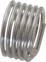 Heli-Coil - 5/16-24 UNF, 0.312" OAL, Free Running Helical Insert - 5-1/2 Free Coils, Tanged, 304 Stainless Steel, Bright Finish, 1D Insert Length - Exact Industrial Supply