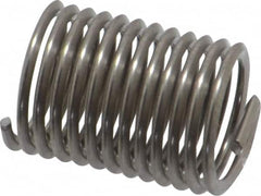 Heli-Coil - 5/16-24 UNF, 5/8" OAL, Free Running Helical Insert - 12-1/4 Free Coils, Tanged, 304 Stainless Steel, Bright Finish, 2D Insert Length - Caliber Tooling