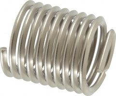 Heli-Coil - 3/4-10 UNC, 1-1/8" OAL, Free Running Helical Insert - 9-3/8 Free Coils, Tanged, 304 Stainless Steel, Bright Finish, 1-1/2D Insert Length - Exact Industrial Supply