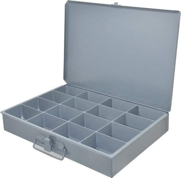 Durham - 16 Compartment Small Steel Storage Drawer - 13-3/8 Inches Wide x 9-1/4 Inches Deep - Caliber Tooling