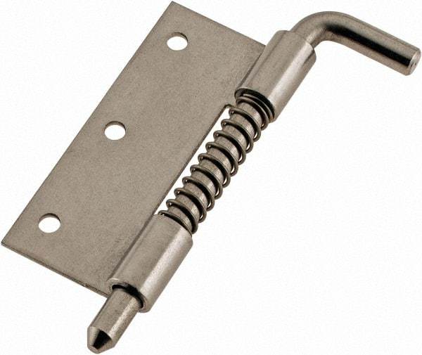 Made in USA - 7/8" Wide x 0.05" Thick, 302/304 Hinge - Stainless Steel, Polished Finish - Caliber Tooling