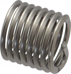 Heli-Coil - M10x1.50 Metric Coarse, 15mm OAL, Free Running Helical Insert - 8 Free Coils, Tanged, Stainless Steel, Bright Finish, 1-1/2D Insert Length - Caliber Tooling