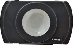 Electrix - 4 Diopter, 3" Wide, Task & Machine Light Magnifier Lens - Black, For Use with 7450 & 7452 Magnifiers - Caliber Tooling