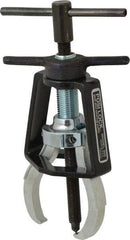 Posi Lock Puller - Steel 2-Jaw Miniature Bearing Puller - 2-1/4" Reach, For Bearings, Gears & Pulleys - Caliber Tooling