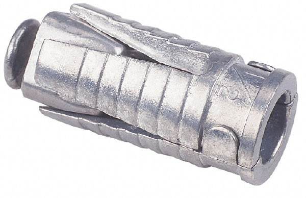 Made in USA - 5/8" Diam, 5/8" Drill, 3-1/2" OAL, 1-1/4" Min Embedment Taper Bolt Concrete Anchor - Grade 5 Steel, Zinc-Plated Finish, Hex Head, Hex Drive - Caliber Tooling