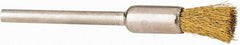 Osborn - 1/4" Brush Diam, End Brush - 1/8" Diam Shank, 25,000 Max RPM - Caliber Tooling