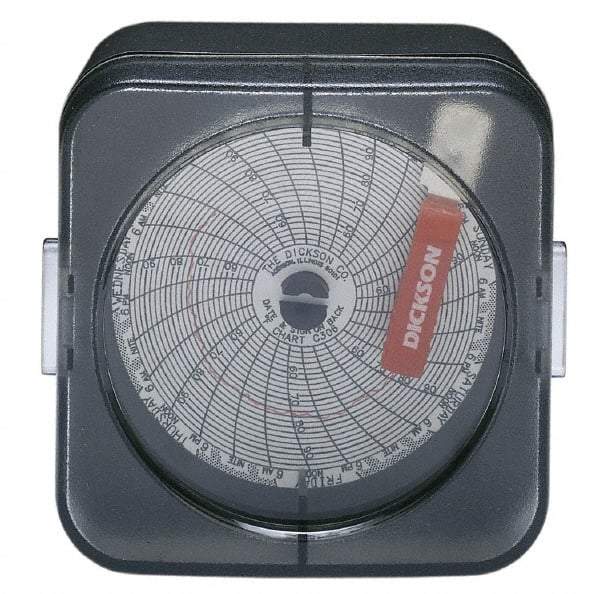 Dickson - 25 to 50°F, 7 Day Recording Time Chart - 3 Inch Diameter, Use with Sc3 Recorders - Caliber Tooling