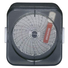 Dickson - 4 to 50°F, Temp Recorder - 3 Inch Diameter, Battery Operated - Caliber Tooling