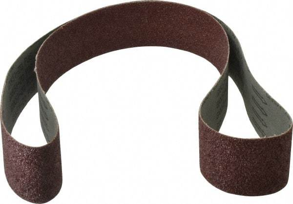 Tru-Maxx - 2-1/2" Wide x 60" OAL, 36 Grit, Aluminum Oxide Abrasive Belt - Aluminum Oxide, Very Coarse, Coated, Cloth Backing - Caliber Tooling