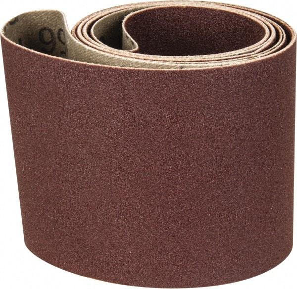 Tru-Maxx - 2-1/2" Wide x 60" OAL, 180 Grit, Aluminum Oxide Abrasive Belt - Aluminum Oxide, Very Fine, Coated, Cloth Backing - Caliber Tooling