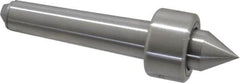 Riten - MT2 Taper Shank, 1-1/4" Head Diam 1,500 Lb Capacity Live Center - 1,000 Max RPM, 3/4" Head Length, 3/4" Point Diam, 13/16" Point Len, 400 Lb Max Workpc, Standard Point - Caliber Tooling