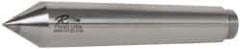 Riten - 1.231" Head Diam, Carbide-Tipped Steel Standard Point Solid Dead Center - 4MT Morse Taper, 1.231" Point Diam, 6-3/4" OAL - Caliber Tooling