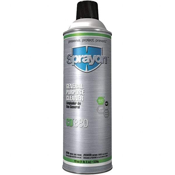 Sprayon - 20 oz Aerosol All-Purpose Cleaner - Aerosol, Unscented - Caliber Tooling