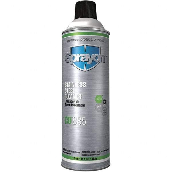 Sprayon - 20 Oz. Stainless Steel Cleaner - 20 Oz. Stainless Steel Cleaner - Caliber Tooling