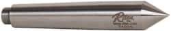 Riten - 0.7" Head Diam, Hardened Tool Steel Standard Point Solid Dead Center - 2MT Morse Taper, 0.7" Point Diam, 4-3/16" OAL - Caliber Tooling