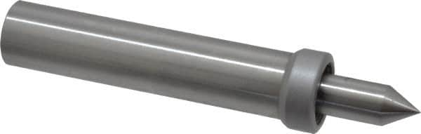 Concentric - Straight Shank, Live Center - 3,000 Max RPM, 0.378" Point Diam, 0.88" Point Len, 274 Lb Max Workpiece, Standard Point - Caliber Tooling