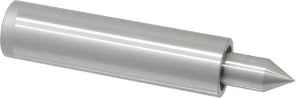 Concentric - Straight Shank, Live Center - 2,000 Max RPM, 0.558" Point Diam, 1.16" Point Len, 400 Lb Max Workpiece, Standard Point - Caliber Tooling